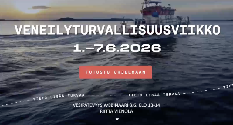 Jokaisen veneilijän perustaito: vesipätevyys